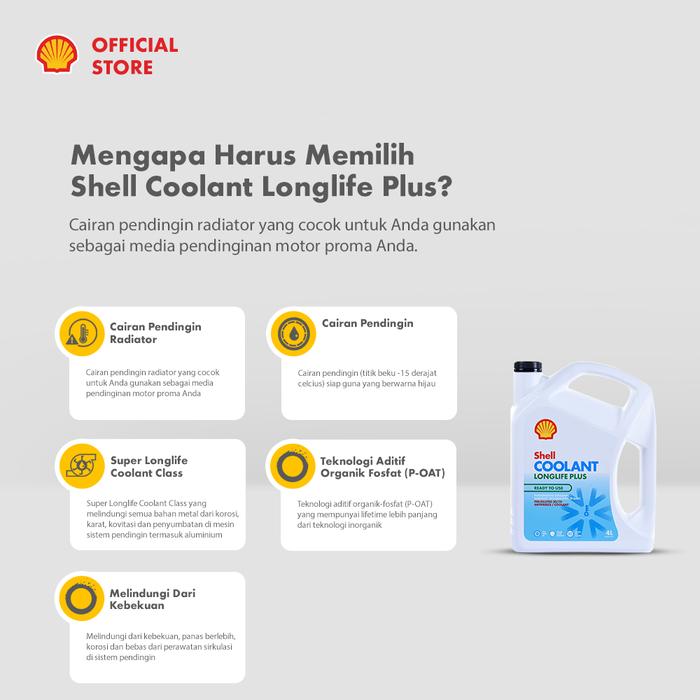 Shell Coolants Longlife Plus 4 Liter 2