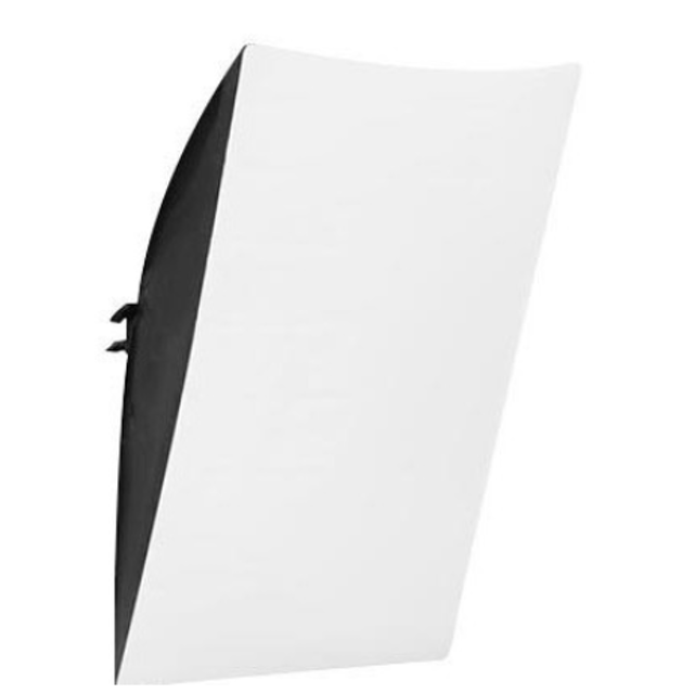 TaffSTUDIO Payung Softbox Reflektor E27 Single Lamp Socket 60 cm x 90 cm LD-TZ206