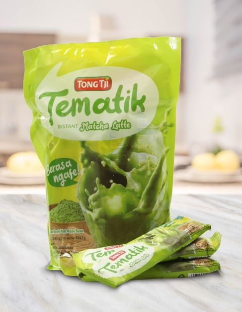 Tong Tji Tea Indonesia Tong Tji Tematik Matcha Latte Instant Pouch