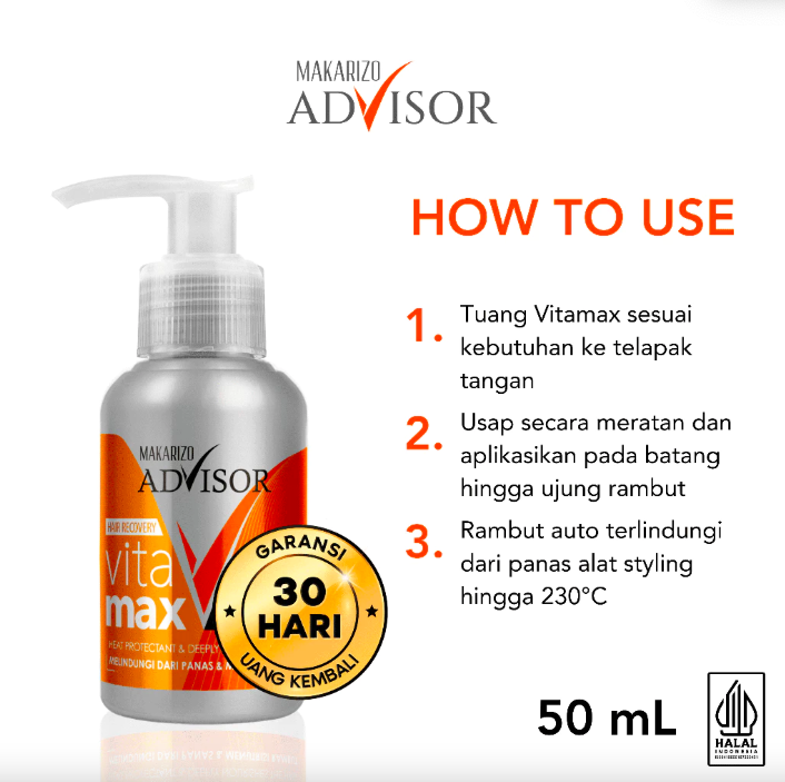 Akasha Wira International Makarizo Advisor Makarizo Advisor Hair Recovery Vitamax