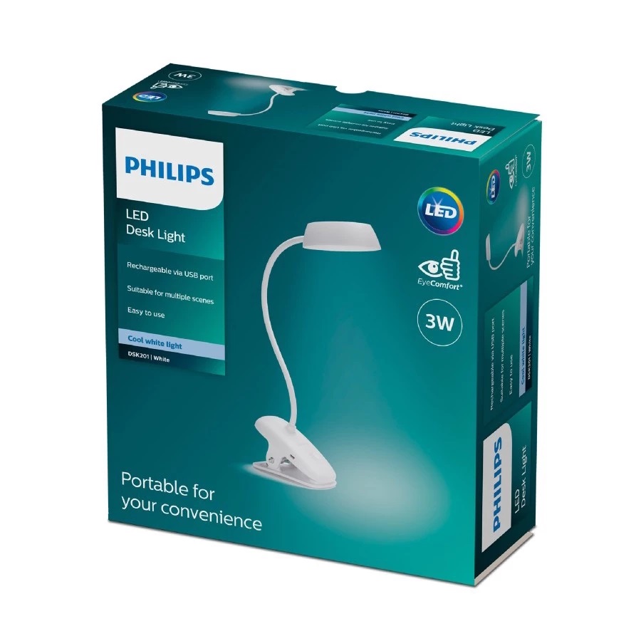 Philips Electronics Philips LED Desk Light Donutclip