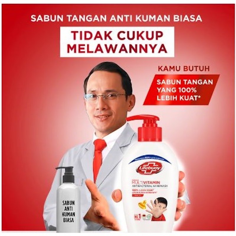 Lifebuoy Sabun Cuci Tangan Antiseptik Total 10