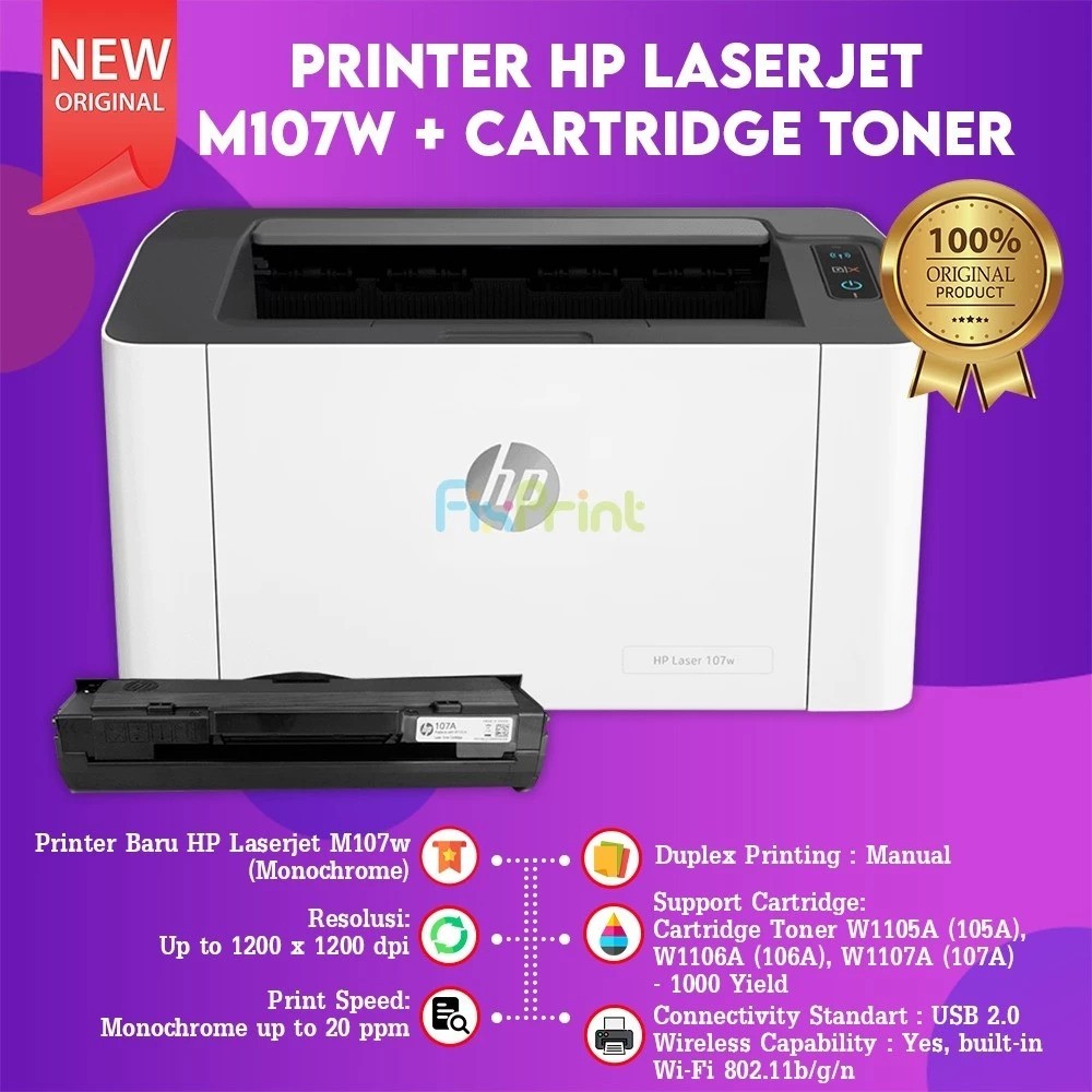 HP HP Laser Printer 107w
