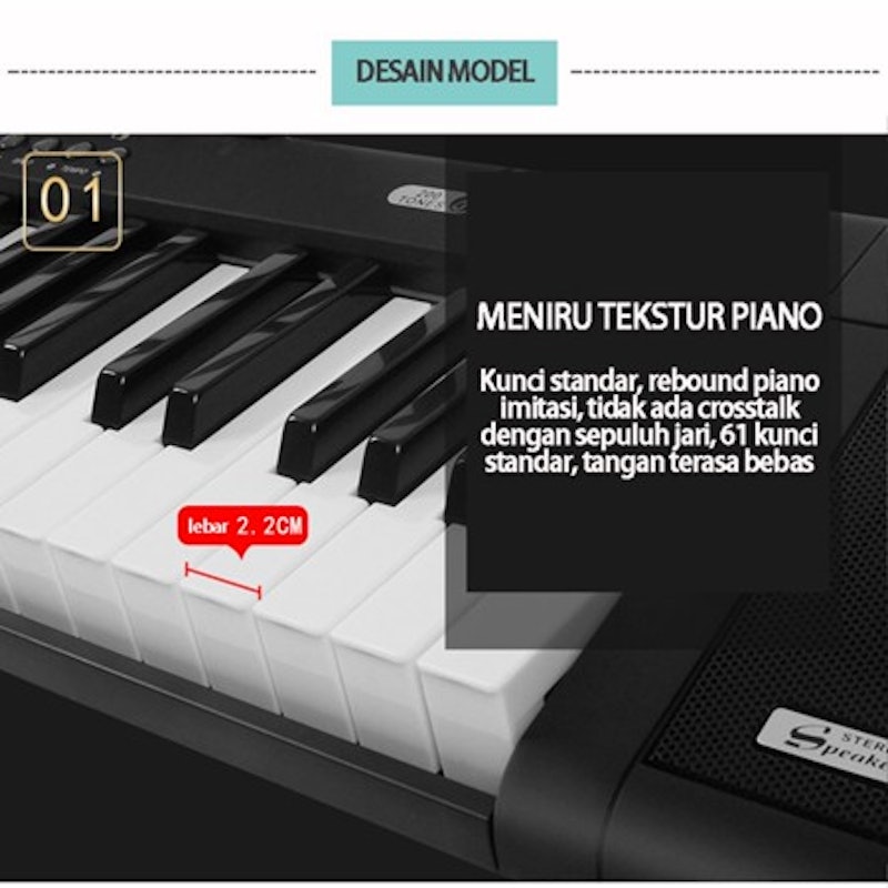 MIIGO 61 Keys Electric Piano 3