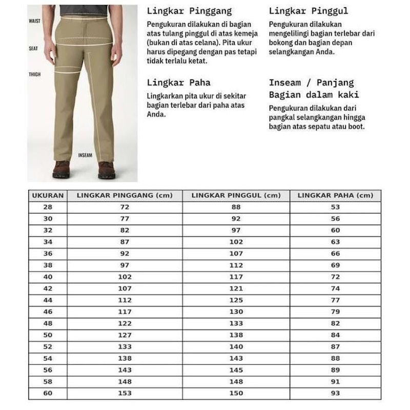 Dickies Men's Denim Loose Fit Pants 5