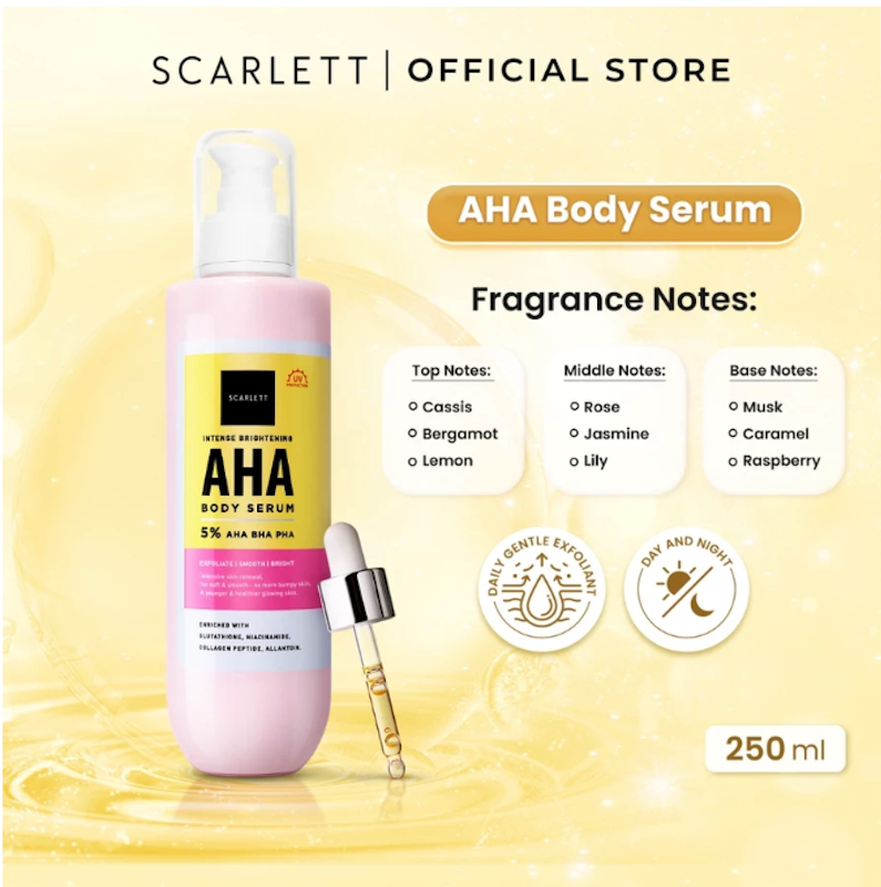 Intense Brightening AHA Body Serum 5% AHA BHA PHA 5