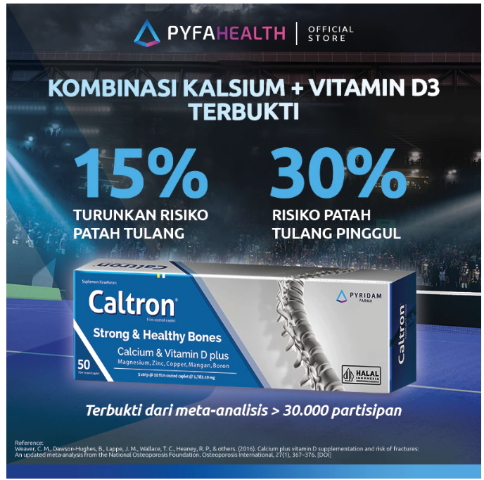 Caltron Bantu Memenuhi Kesehatan Tulang