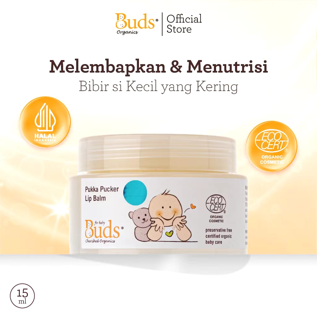 Inti Berkat Jaya Buds Organics Pukka Pucker Lip Balm
