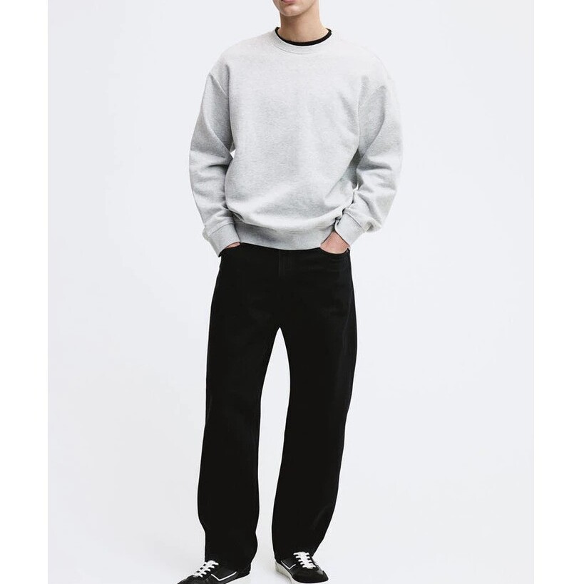 Hindo Treasury H&M Pria Loose Fit Sweatshirt 0970818_01