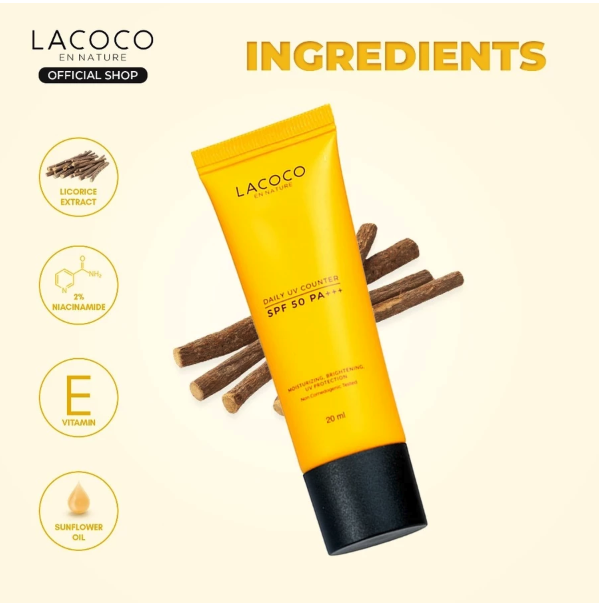 AVO Innovation Technology Lacoco Daily UV Counter SPF 50 PA+++
