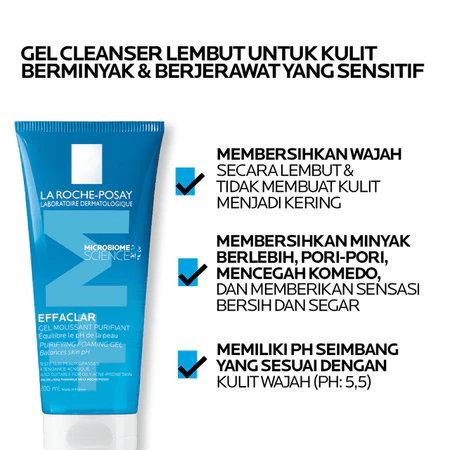 L’Oréal Indonesia La Roche-Posay Effaclar Foaming Gel+M Cleanser