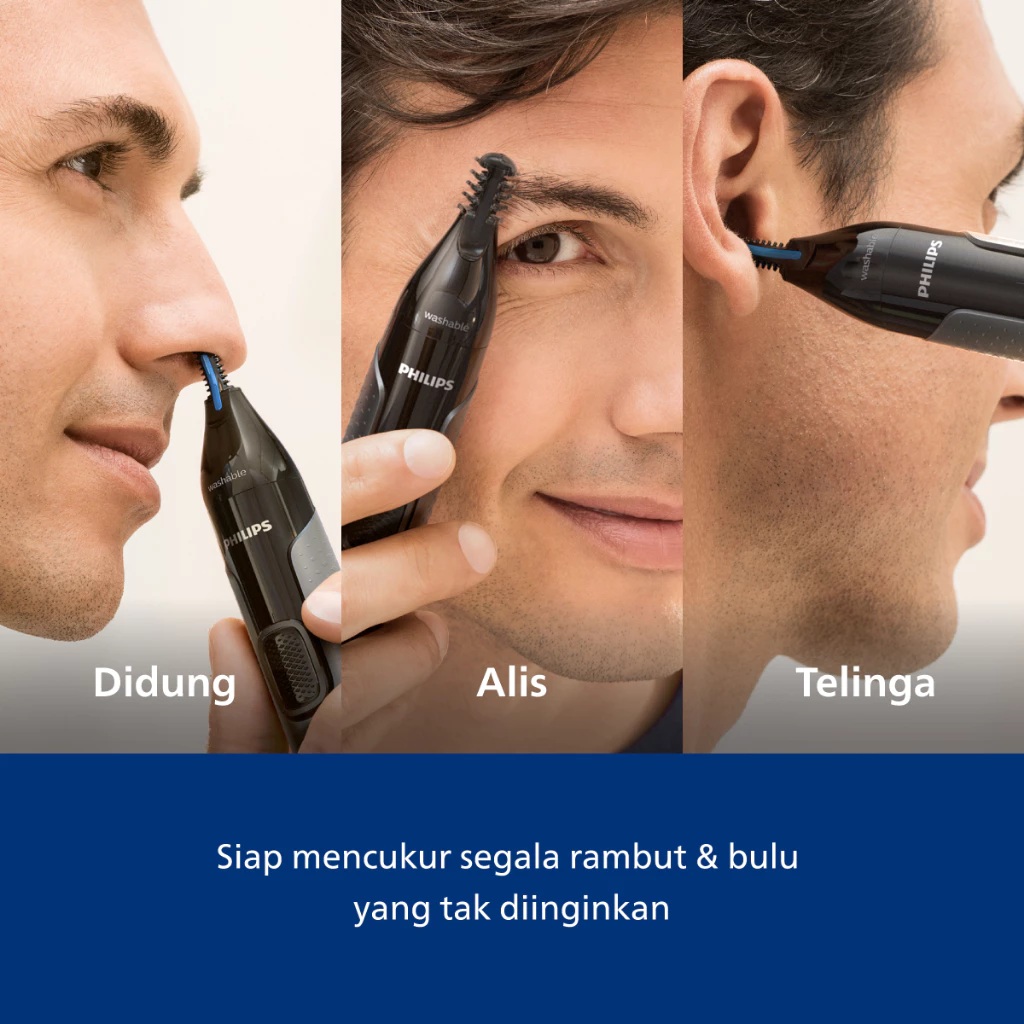 Philips Nose Trimmer Series 3000 Nose, Ear & Eyebrow Trimmer  NT3650/16