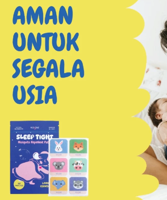 Senyum Ceria Anak Indonesia Kalale Sleep Tight Mosquito Repellent Patch