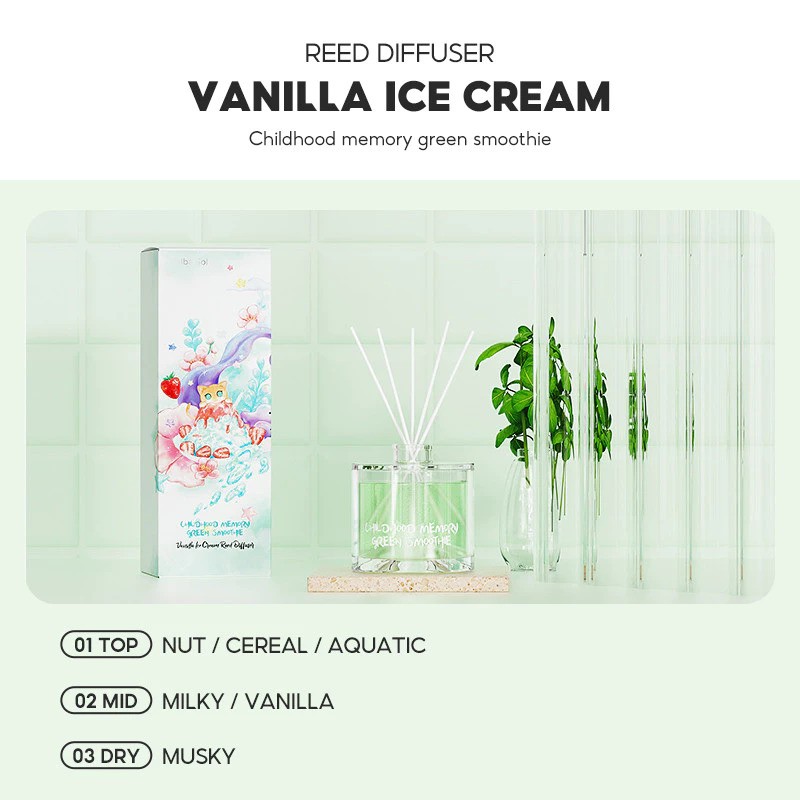 Blue Origin Ecommerce OH! SOME Alba Sol Reed Diffuser Vanilla Ice Cream