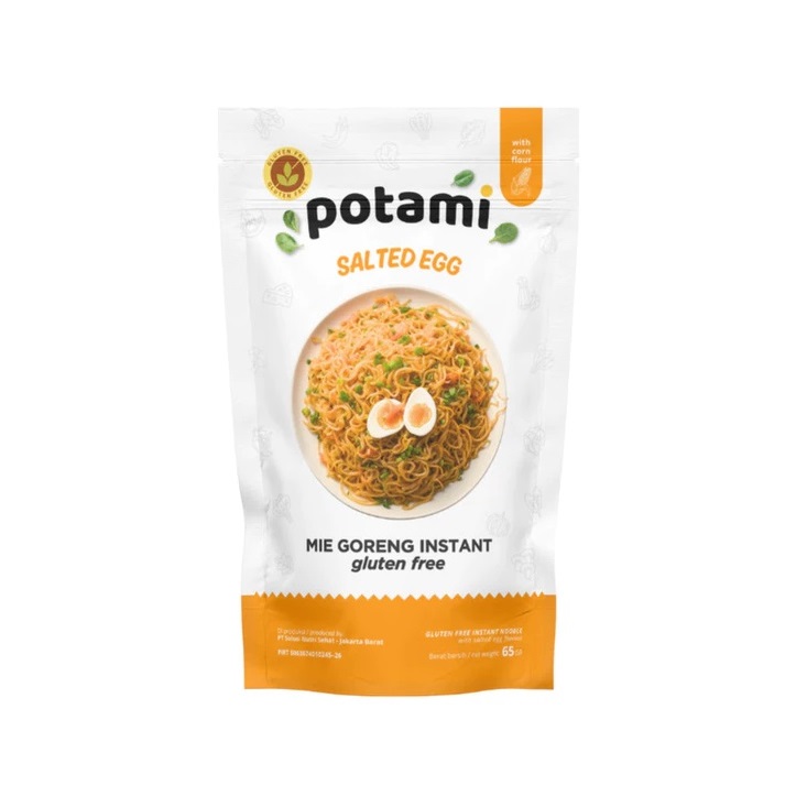 Potami Mie Instant Gluten Free Salted Egg