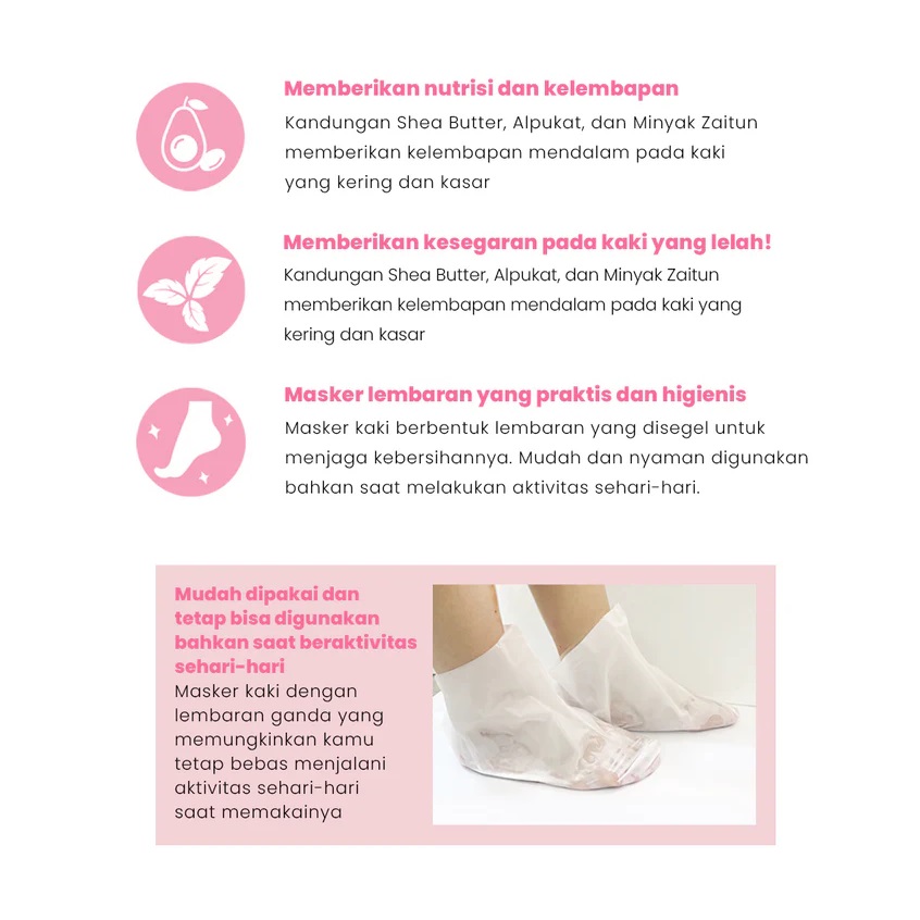 Holika Holika  Baby Silky Foot Mask Sheet