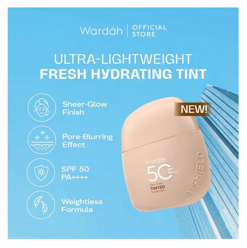 UV Shield Skin Filter Tinted Sunscreen SPF 50 PA++++ 02 Medium to Deep 4