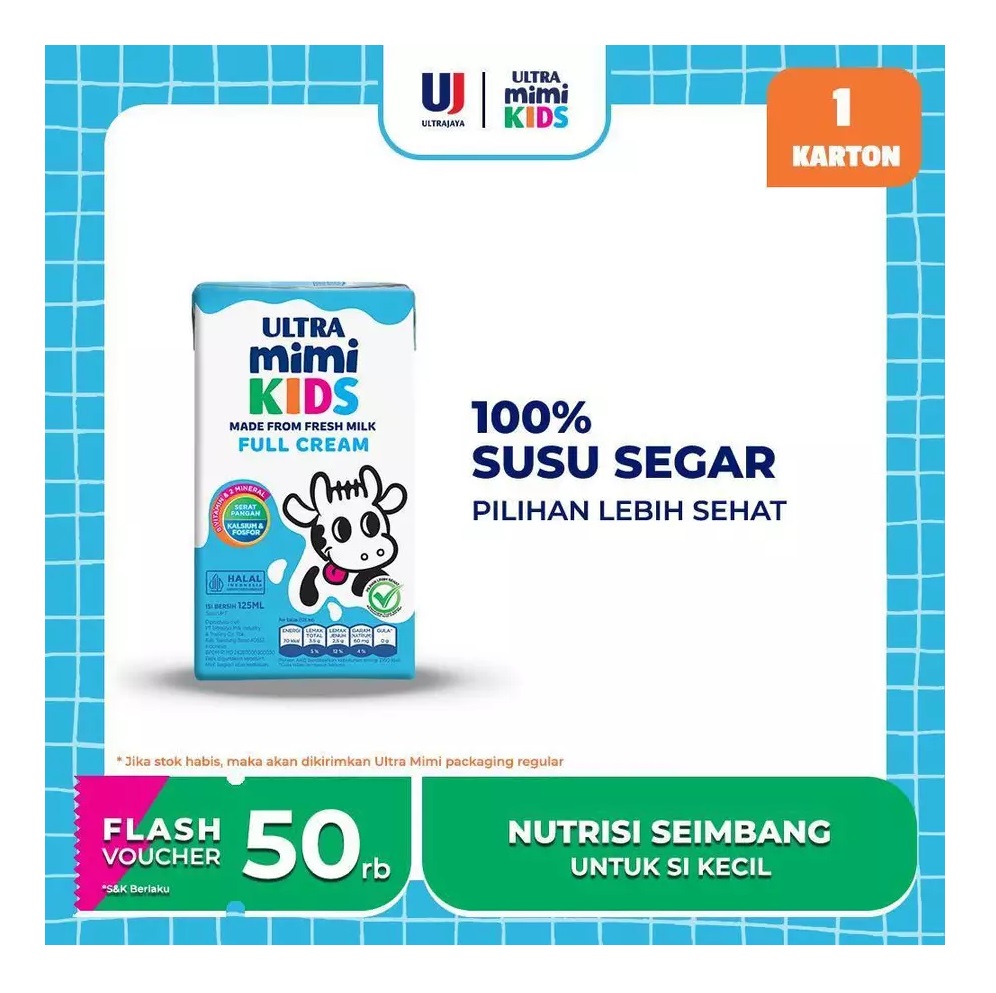 Ultrajaya Milk Industry & Trading Company Ultra Mimi Full Cream
