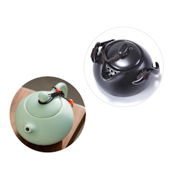 OOLONG Classic Chinese Tea Pot Set 4 Cups Ceramic with Gift Box