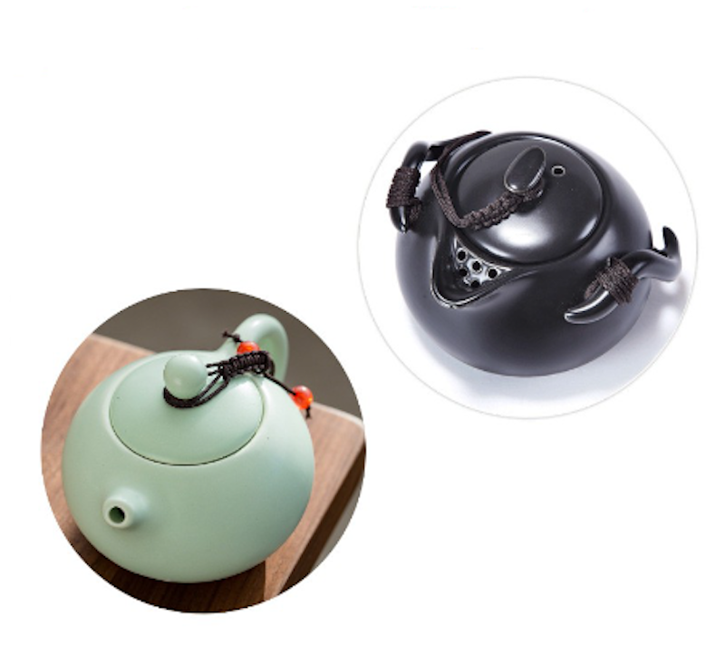 OOLONG Classic Chinese Tea Pot Set 4 Cups Ceramic with Gift Box 1