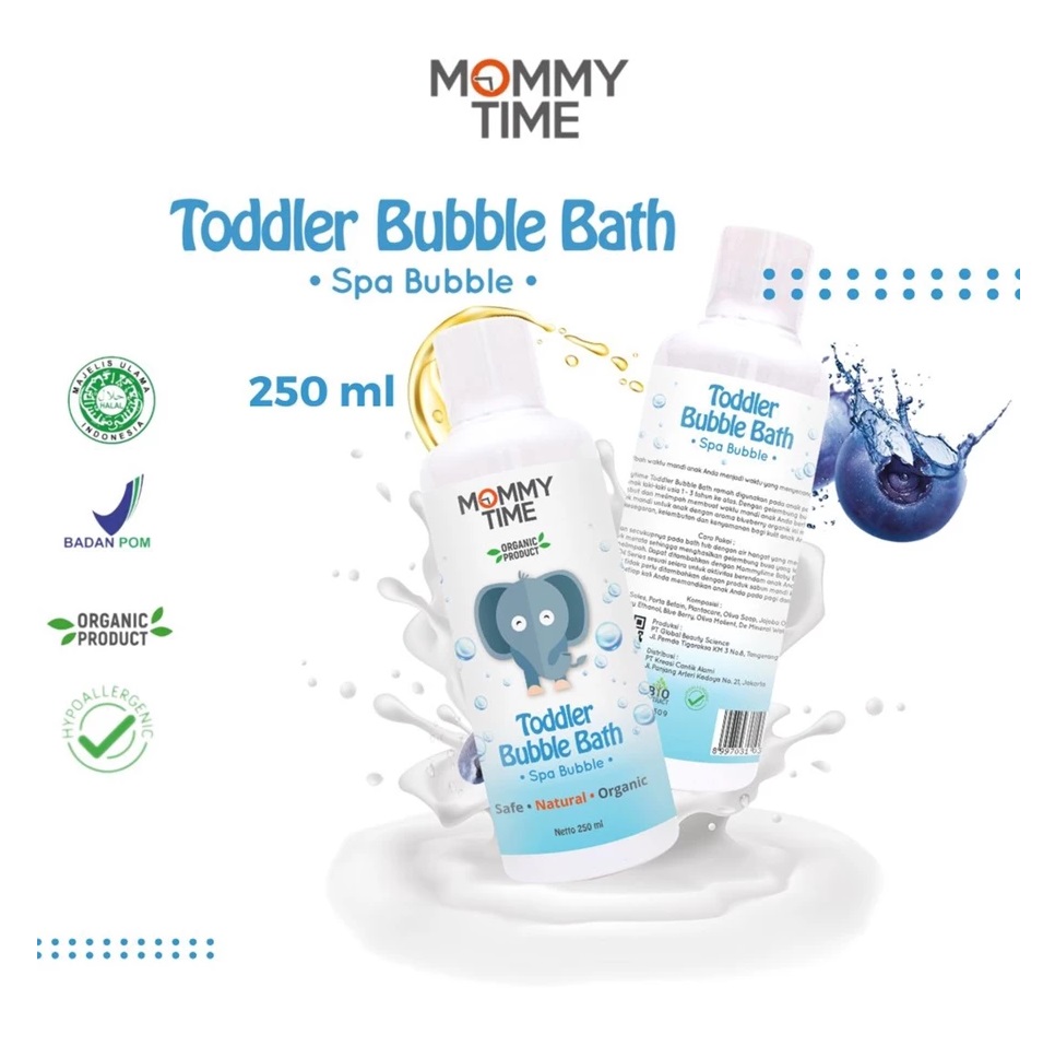 Global Beauty Science Mommy Time Toddler Bubble Bath 