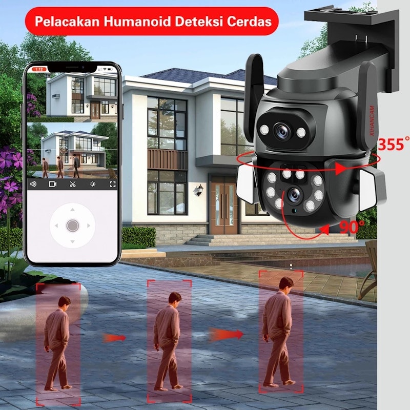 Xihancam Dual Lens Camera CCTV 3