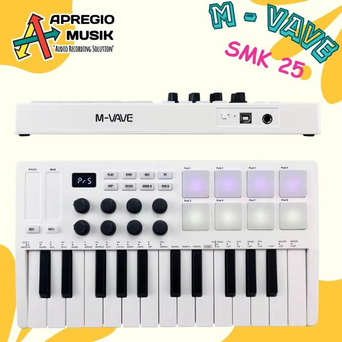 Zhuhai Rich Glory Technology M-VAVE MIDI Controller  SMK-25