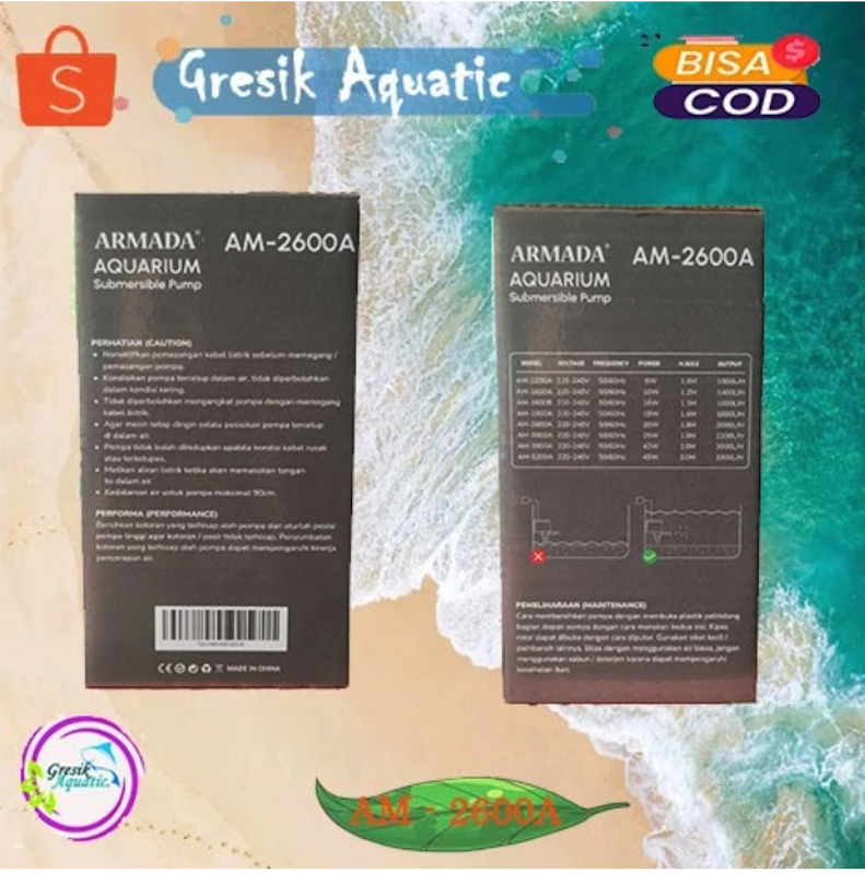 Armada Aquarium Submersible Pump 2