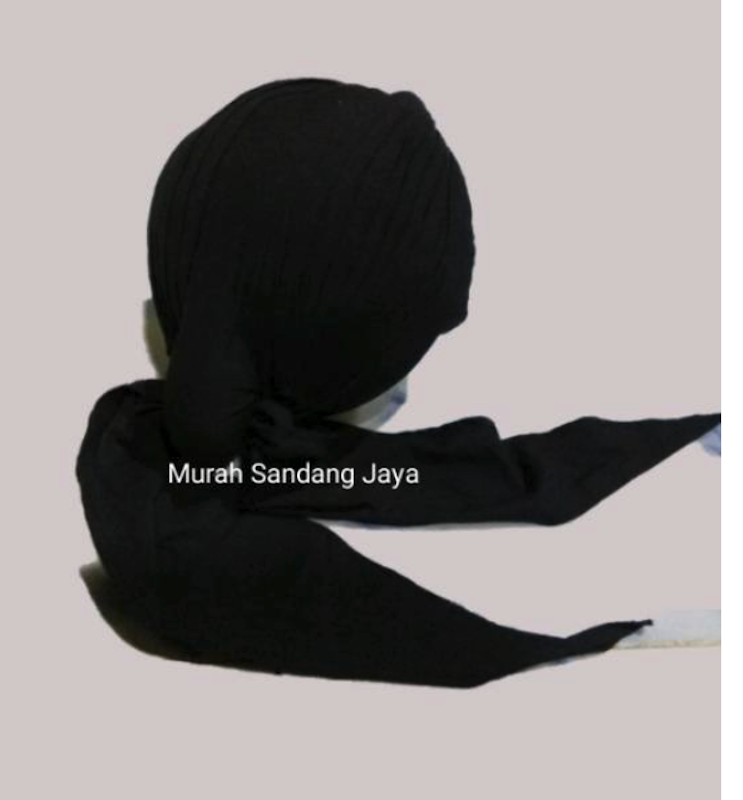 Blangkon Lipat Sunan Kalijaga Hitam Polos 3
