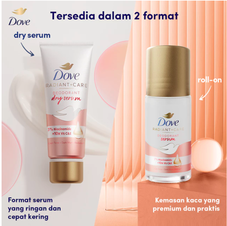 Unilever Indonesia Dove Deodorant Dry Serum Even Tone & Dark Marks Reducer