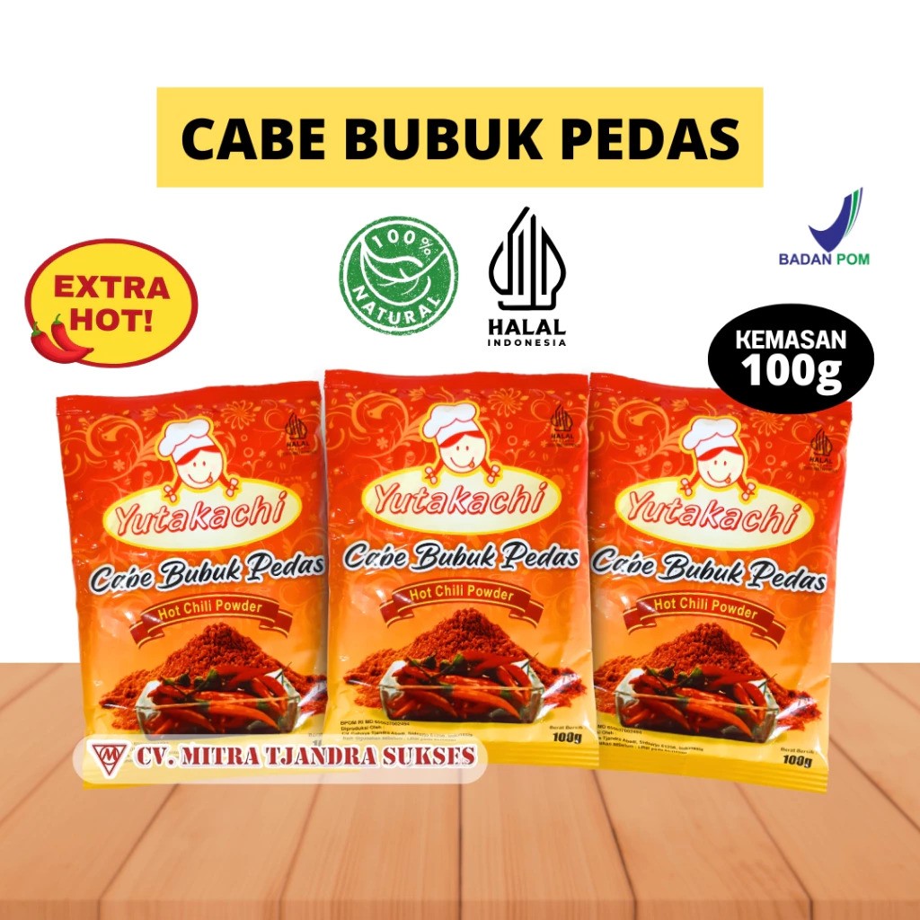 Sumber Tjandra Abadi Yutakachi Cabe Bubuk Super Pedas