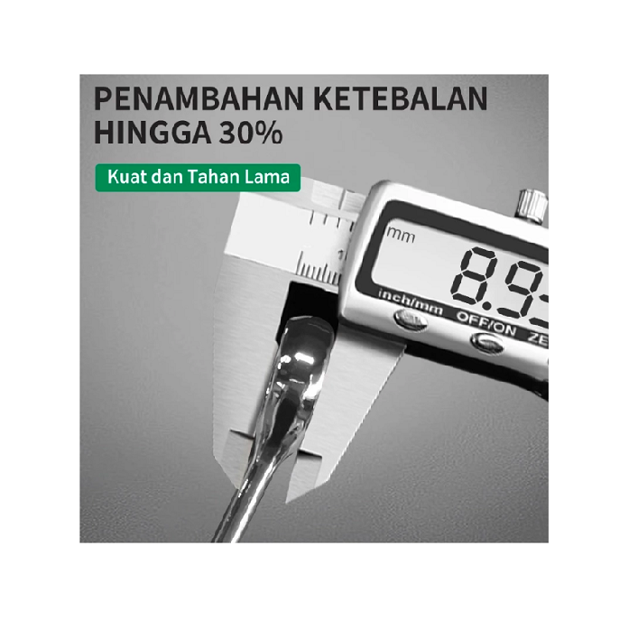 ISKU Kunci Ring Pas Set 11 pcs 8-24 mm 4