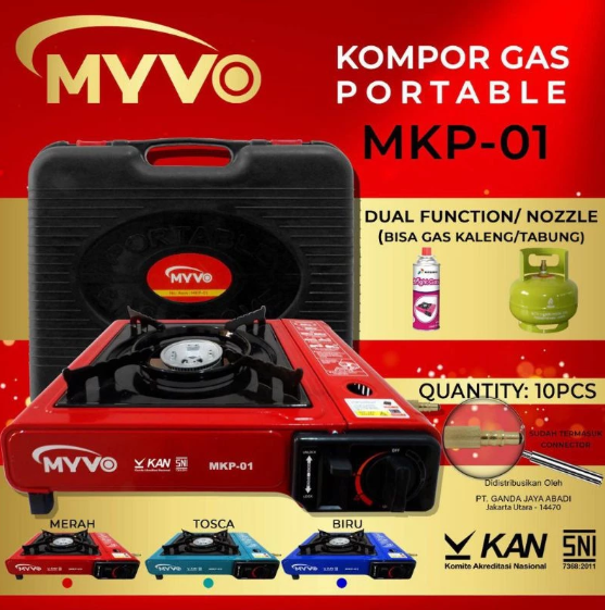 Ganda Jaya Abadi MYVO Kompor Gas Portable MKP-01