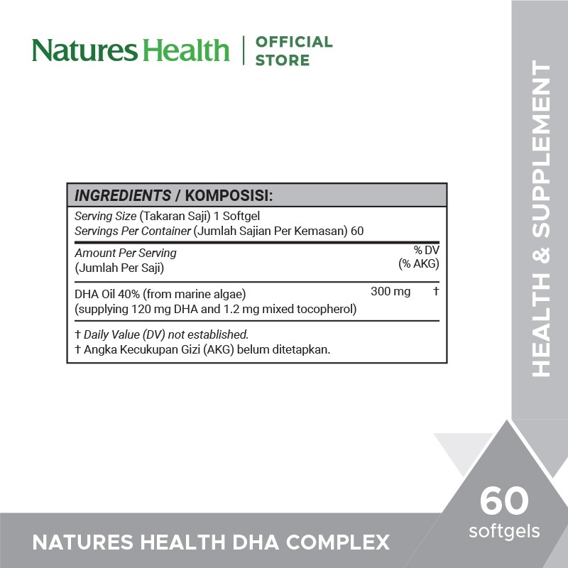 Nature's Health Nature's Health DHA Complex 300 mg