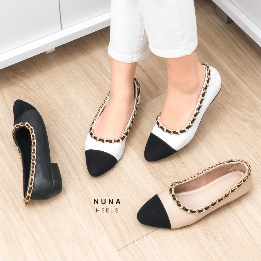Bellashoesjkt Nuna Flatshoes Wanita Putih 3