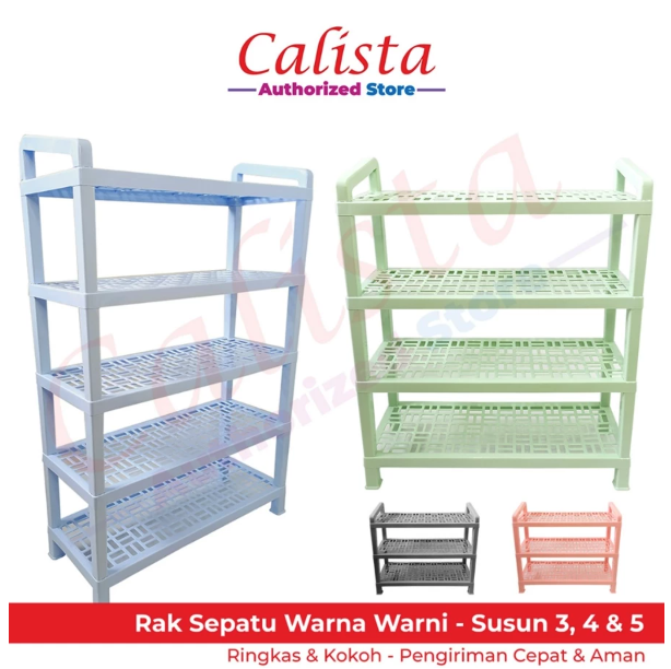 Calista Plasticware Indonesia Calista Rak Sepatu Cosmic 3 Susun