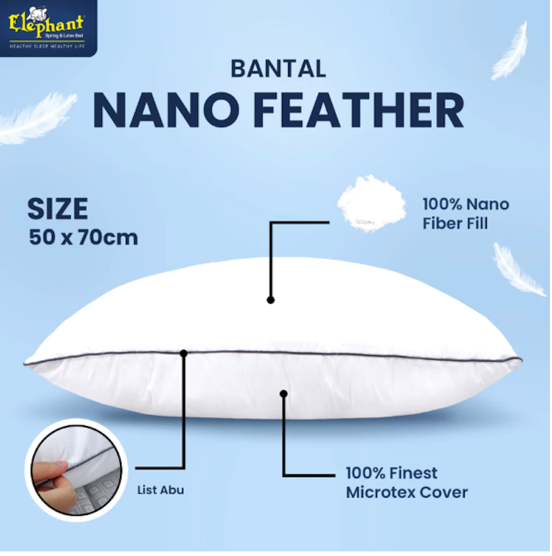 Elephant Bantal Nano Feather 3