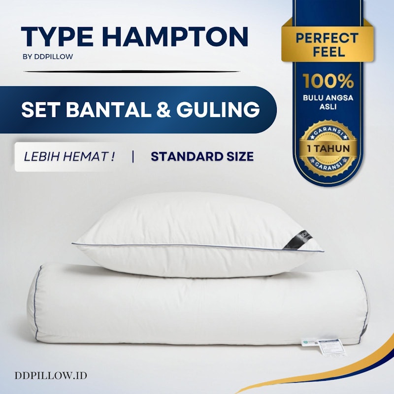 DDPILLOW Set Bantal Guling Type Hampton 5