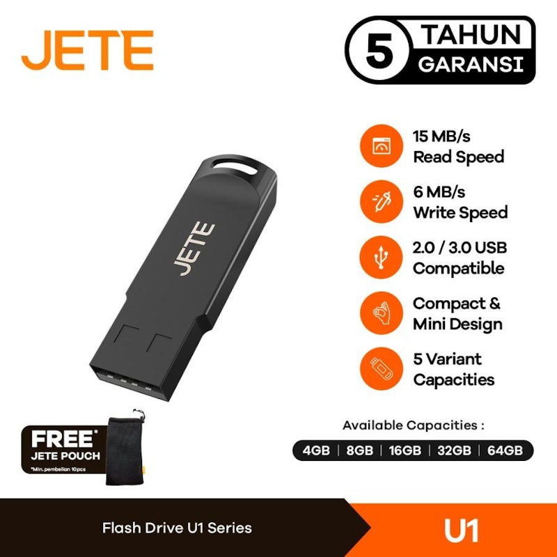 JETE Flashdisk 64 GB 5