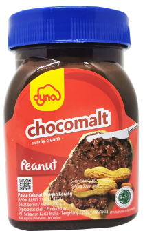 Dyna Selai Cokelat Chocomalt Crunchy Cream