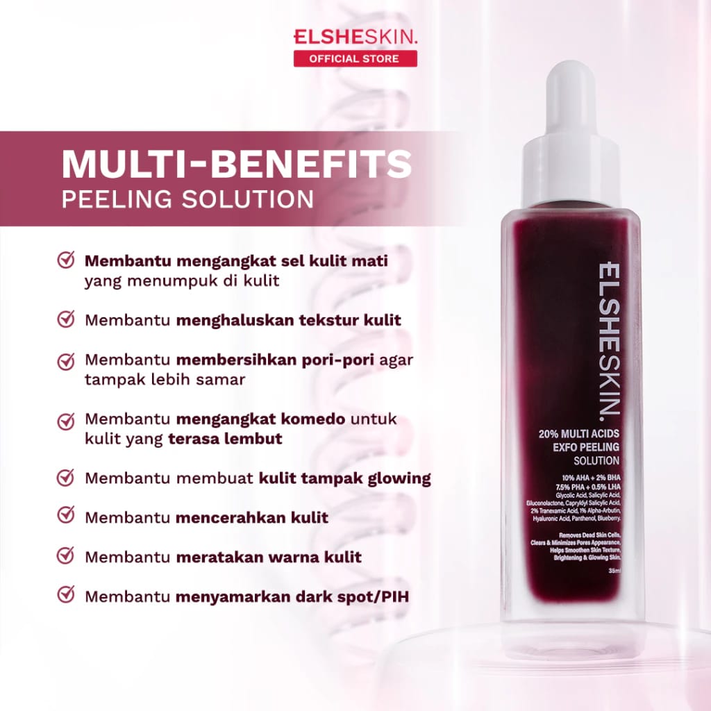Elshe Estetika Nusantara ELSHESKIN 20% Multi Acids Exfo Peeling Solution