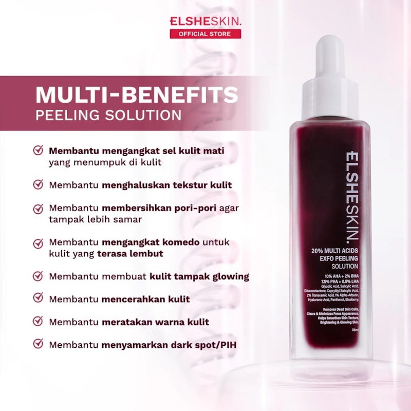 ELSHESKIN 20% Multi Acids Exfo Peeling Solution 3