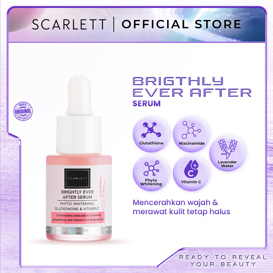 Opto Lingkar Sejahtera Scarlett Whitening Whitening Brightly Ever After Serum