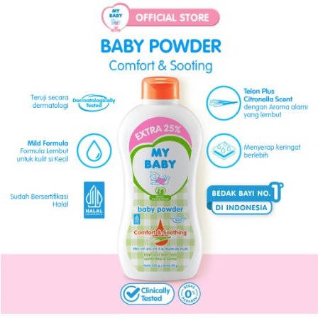 Barclay Products MY BABY Powder Comfort & Soothing