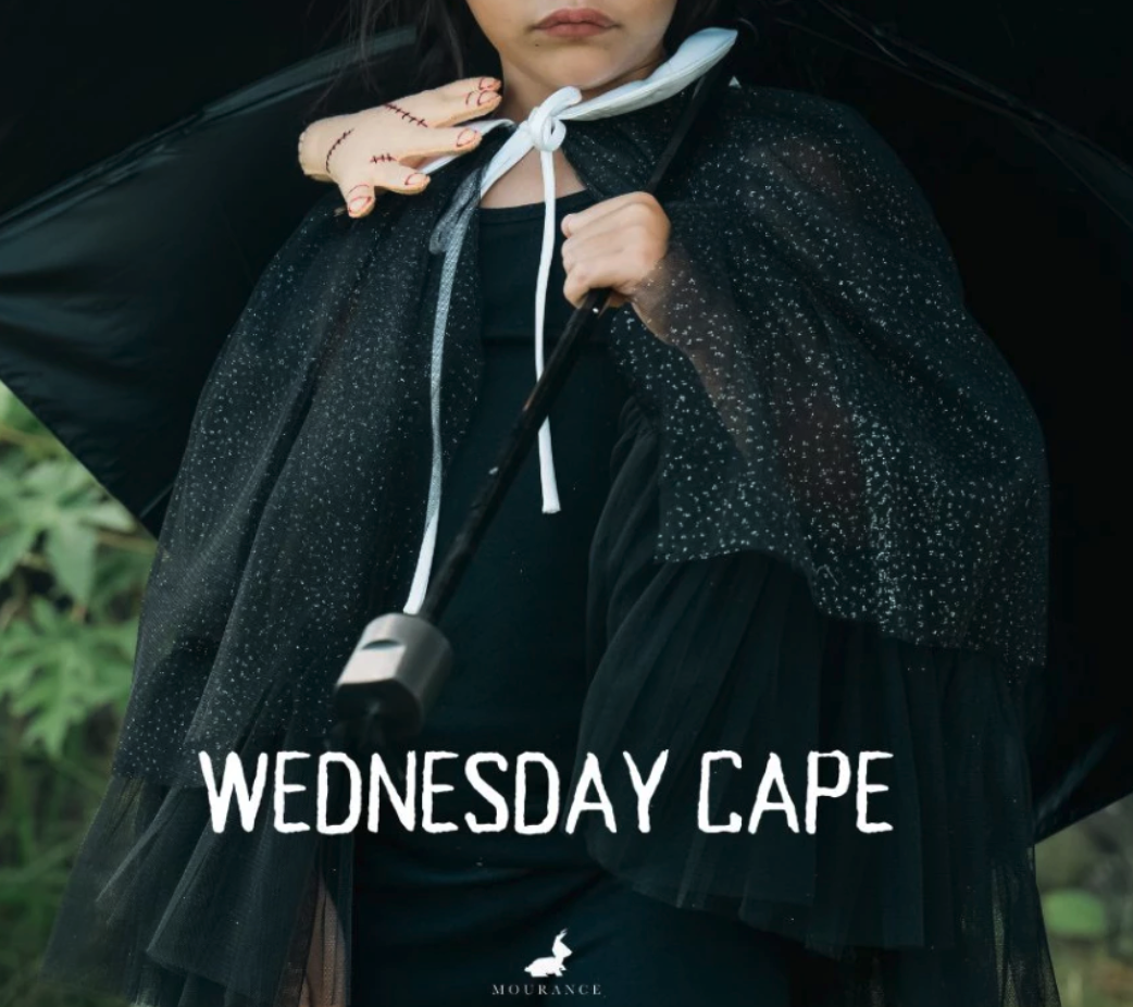 Mourance Special Halloween Collection (Wednesday Cape) 3