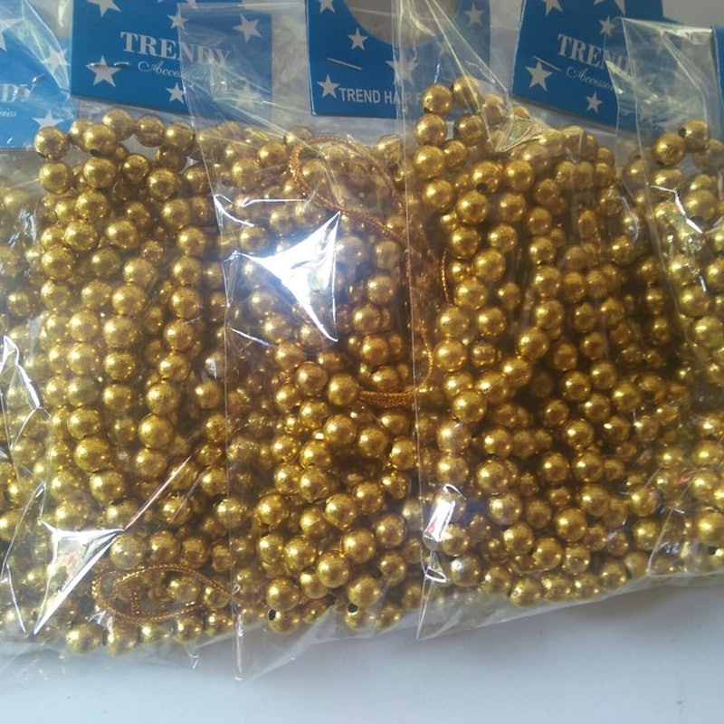 Hiasan Dekorasi Natal Ornamen Bead Garland Slinger 3