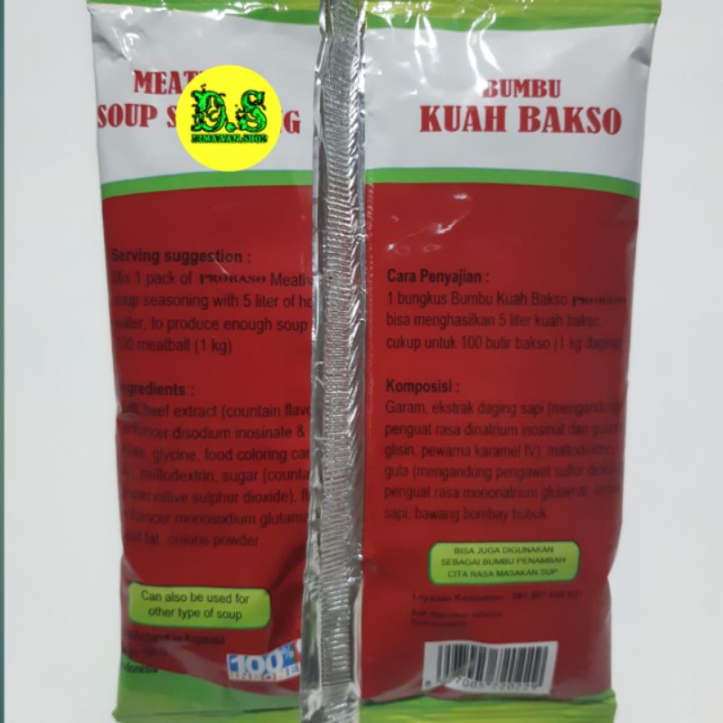 Kaya Rasa Nusantara Probaso Bumbu Kuah Bakso Rasa Sapi