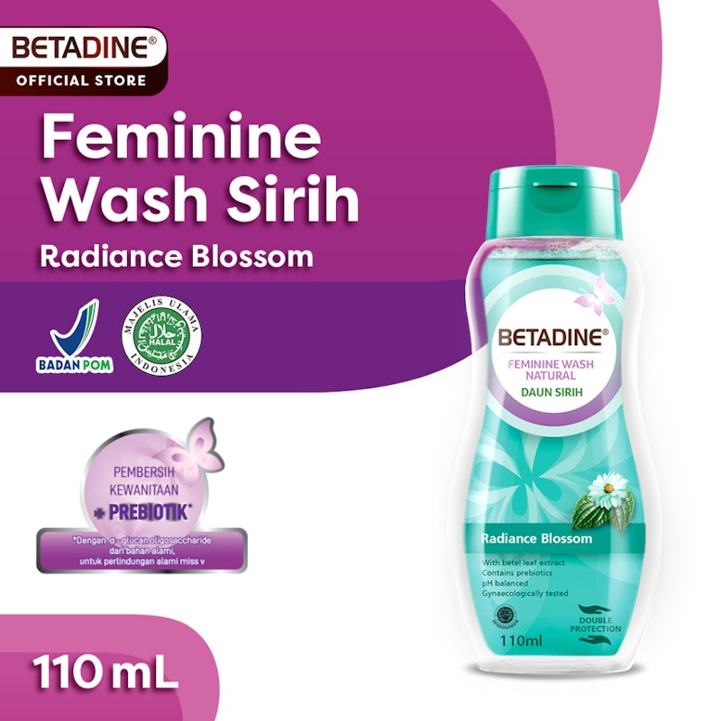 BETADINE™ Daily Feminine Wash Natural – Daun Sirih Radiance Blossom