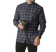 DGM Fashion DGM Kemeja Flanel Kerah Sanghai Lengan Panjang Abu Tua 1