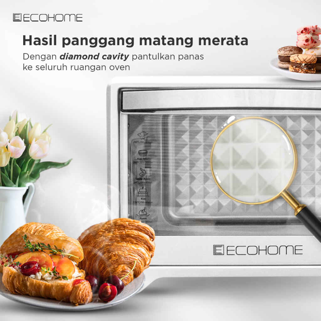Ecohome International Indonesia ECOHOME Oven Platinum Series EOP888